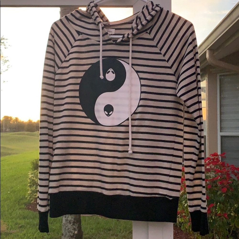 Alien Ying Yang Hoodie